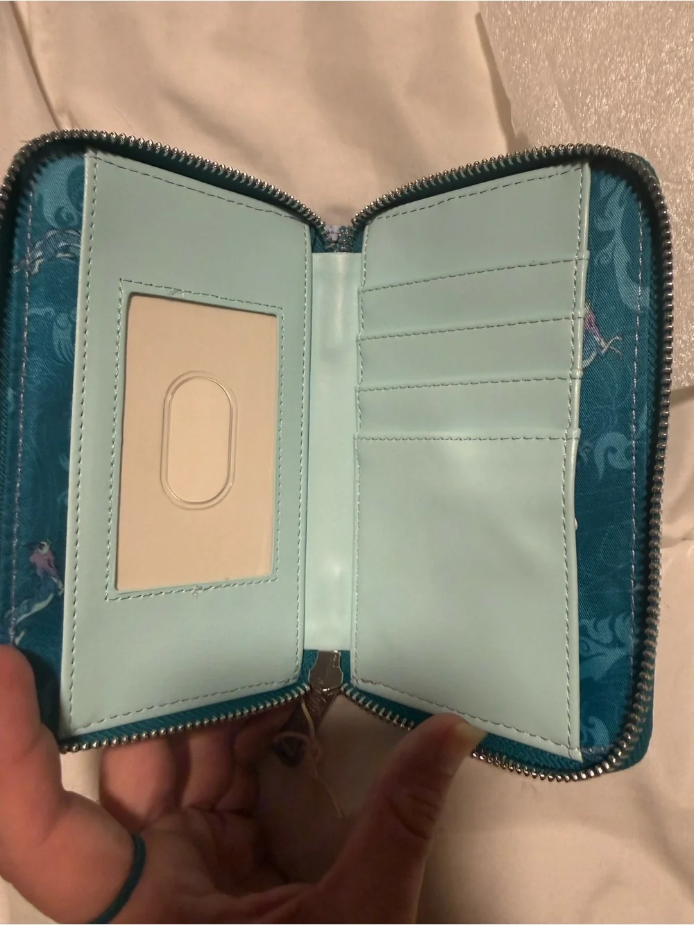 Loungefly hard tag Disney Raya and the Last Dragon Sisu zip-around wallet